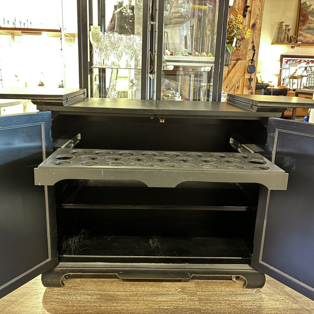 Vintage Lacquered Bar Cart