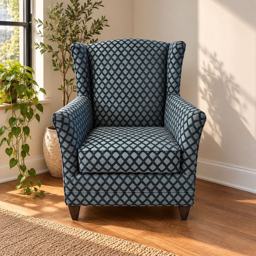 Orig. Price $1,000 - Custom Wingback Chair