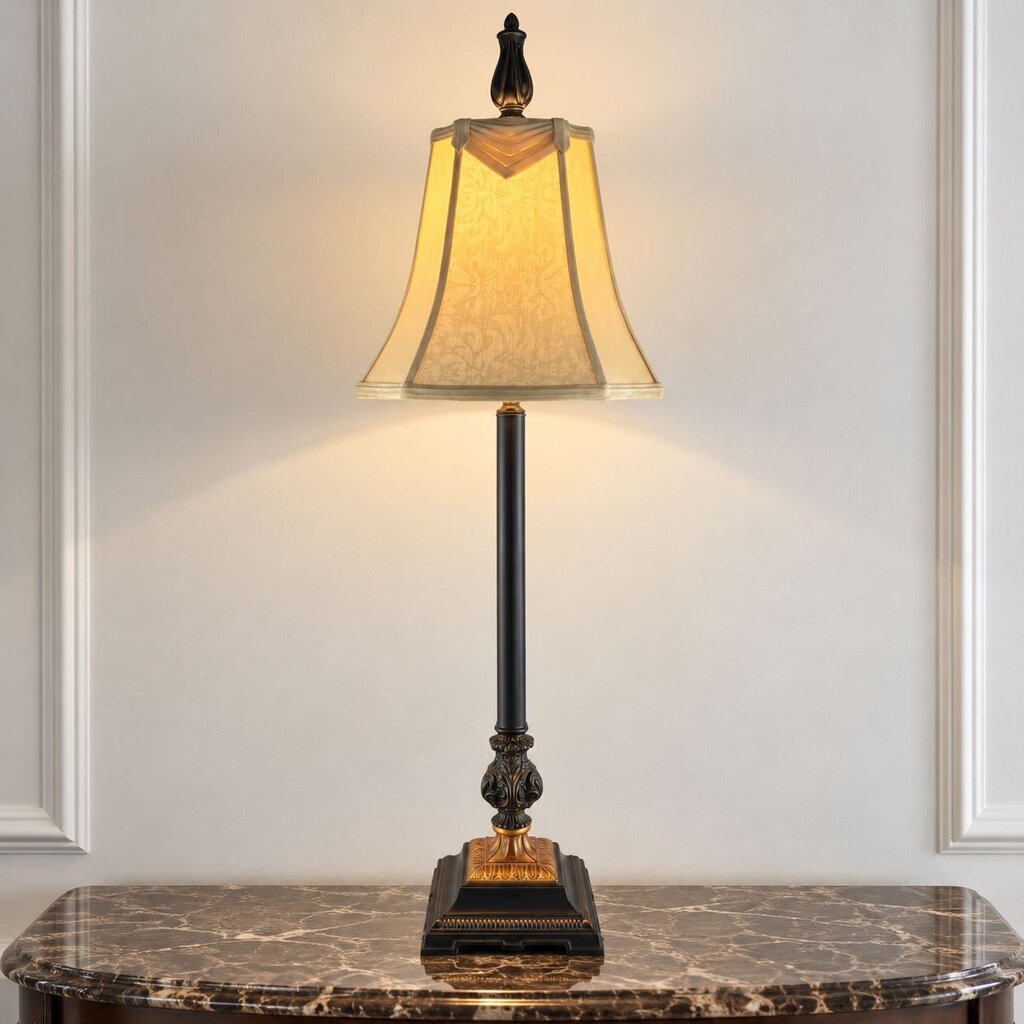 Floral Scroll Base Lamp