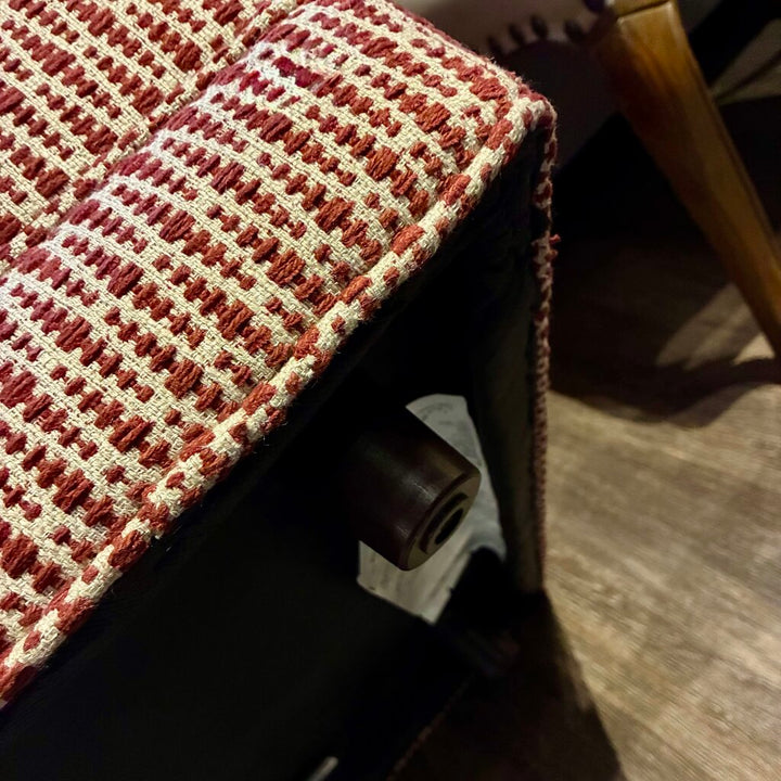 Tapestry Upholstered Ottoman