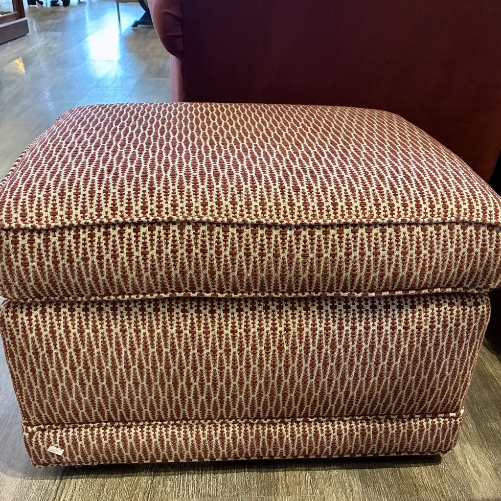 Tapestry Upholstered Ottoman