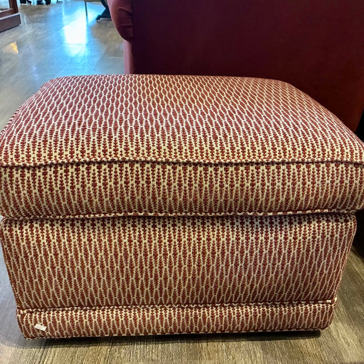 Tapestry Upholstered Ottoman