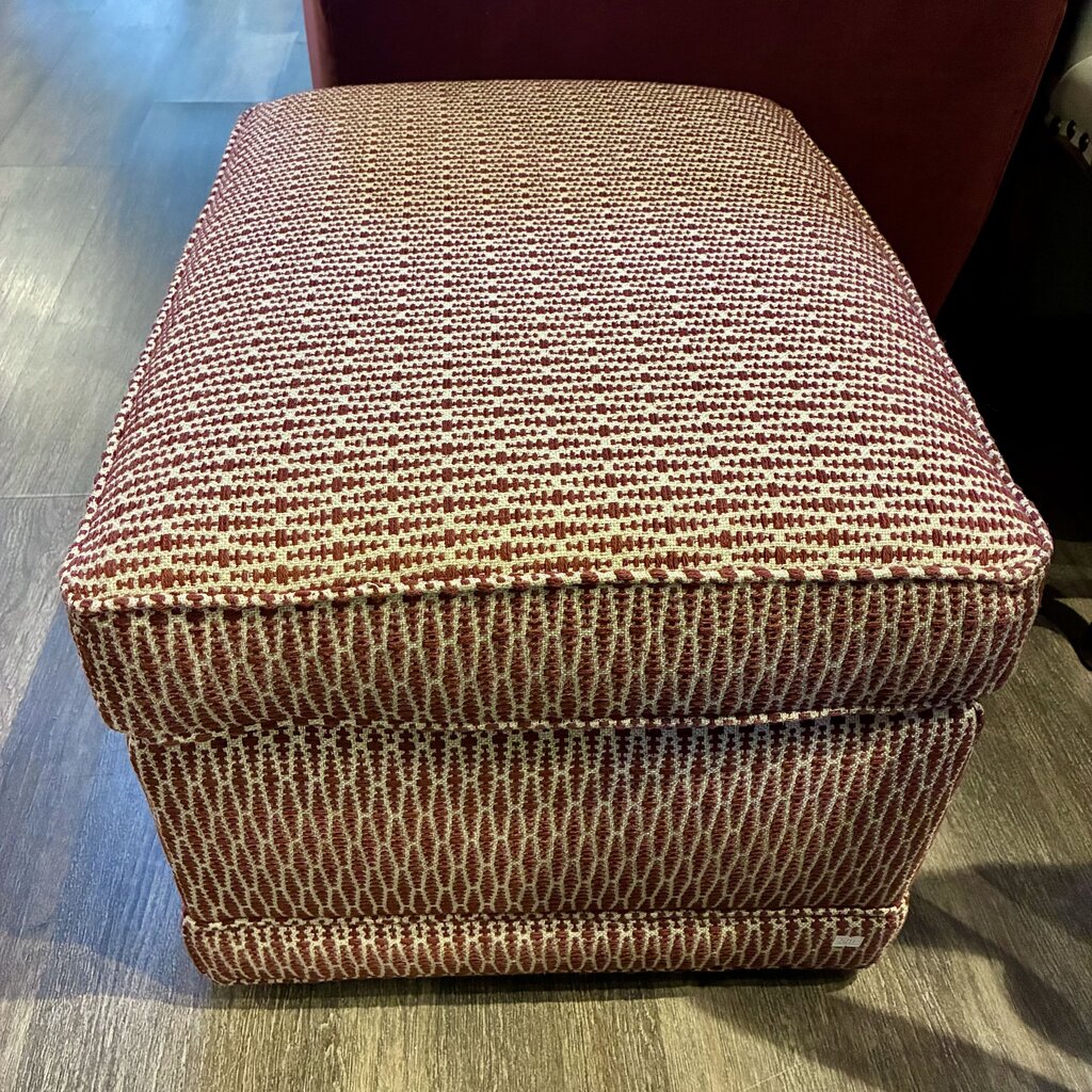 Tapestry Upholstered Ottoman
