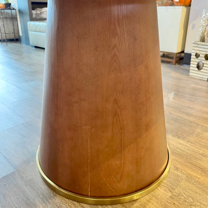 Orig. Price $1499 - Minimalist Round Stone Top Dining Table