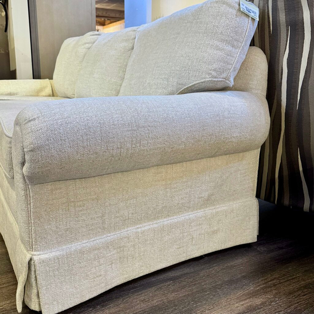 Orig. Price $1800 - Skirted 3 Cushion Sofa