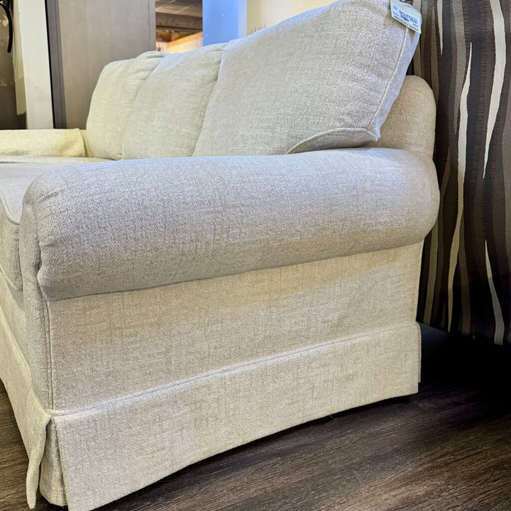 Orig. Price $1800 - Skirted 3 Cushion Sofa