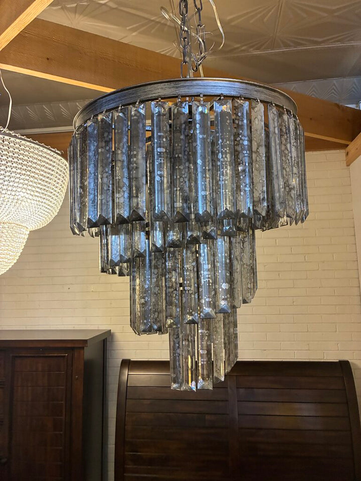 Spiral Prisms Chandelier