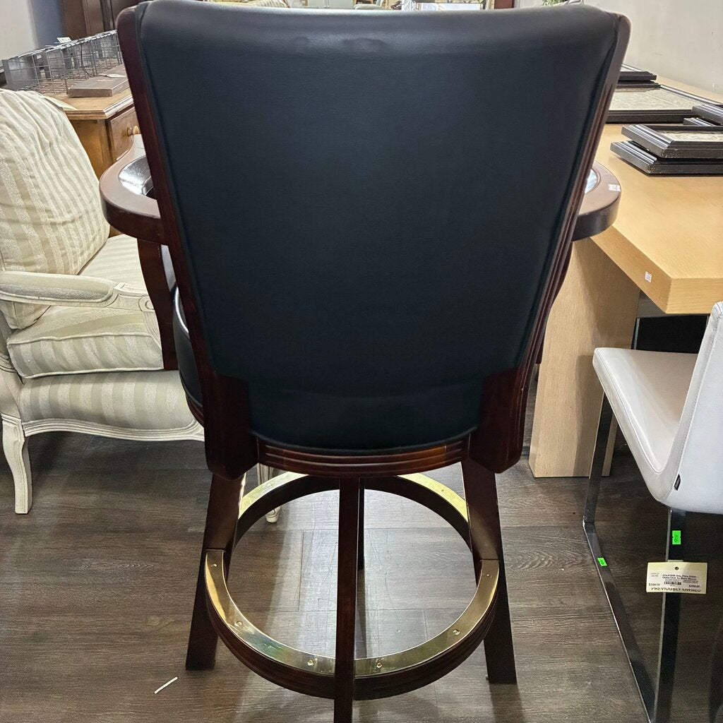 Orig. Price $538 - Wood Swivel Barstool