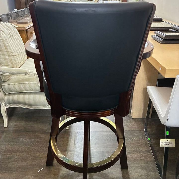 Orig. Price $538 - Wood Swivel Barstool