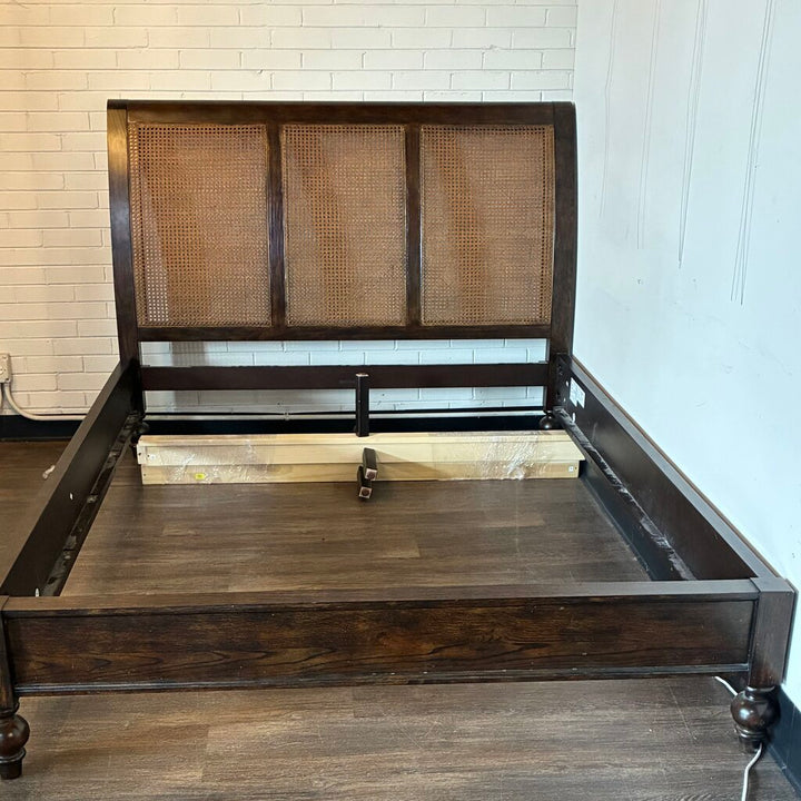 Orig. Price $6,000 - Augusta Cane Bedroom Set - Queen