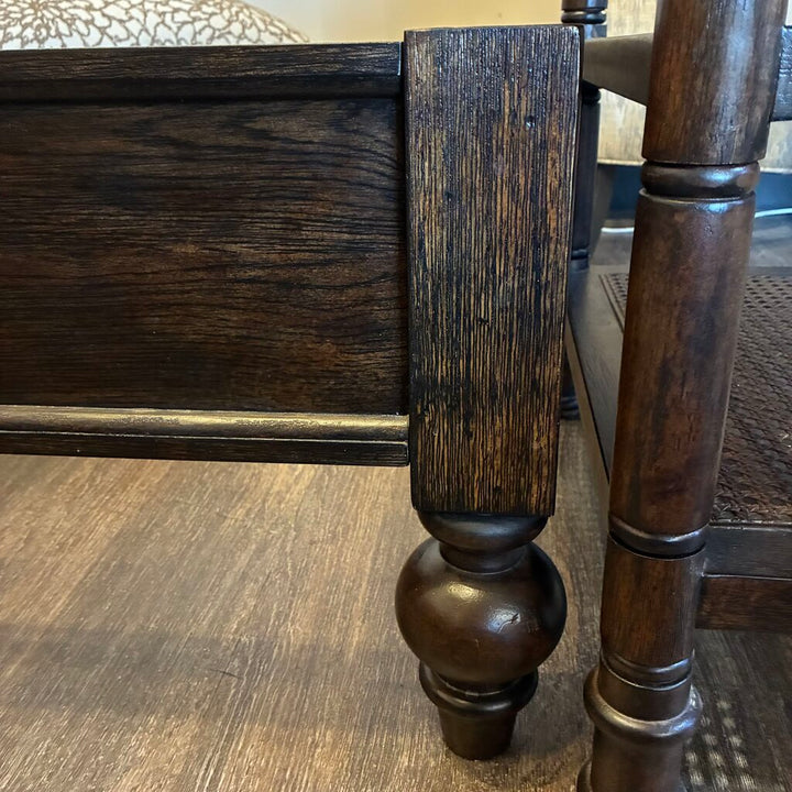 Orig. Price $6,000 - Augusta Cane Bedroom Set - Queen