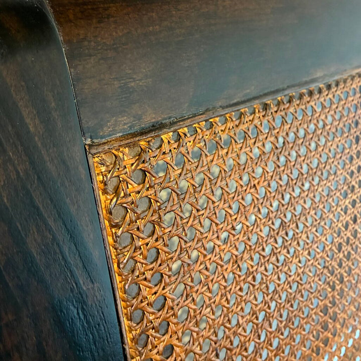 Orig. Price $6,000 - Augusta Cane Bedroom Set - Queen