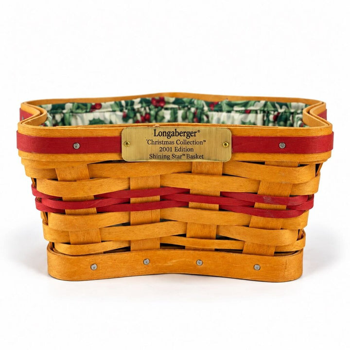 Shining Star Basket with 2 Fabric Liners / Protector