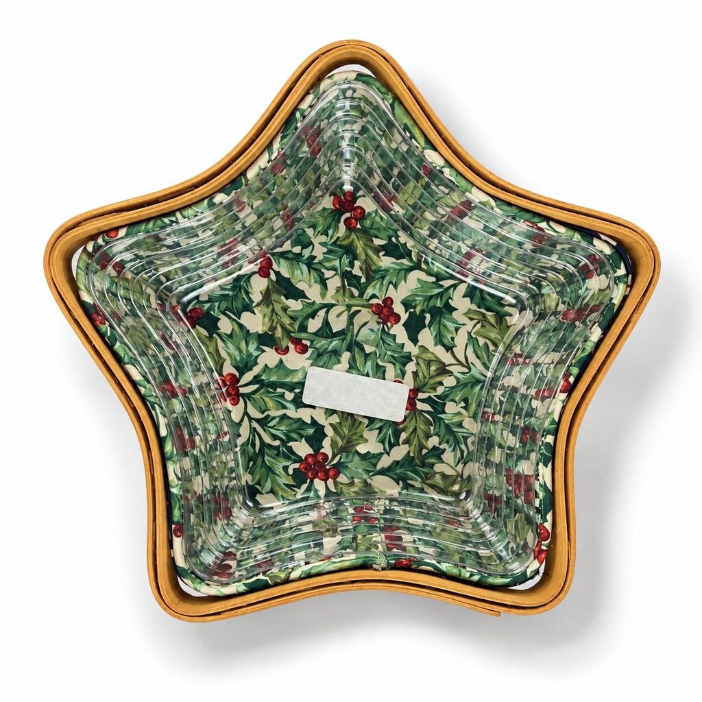Shining Star Basket with 2 Fabric Liners / Protector