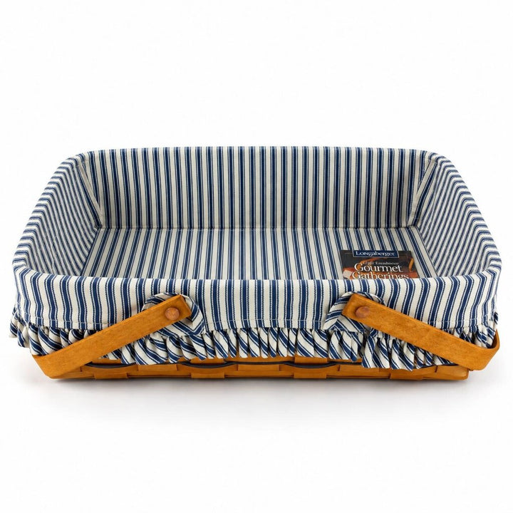 Lg. Gathering Lidded Basket with Liners / Protector