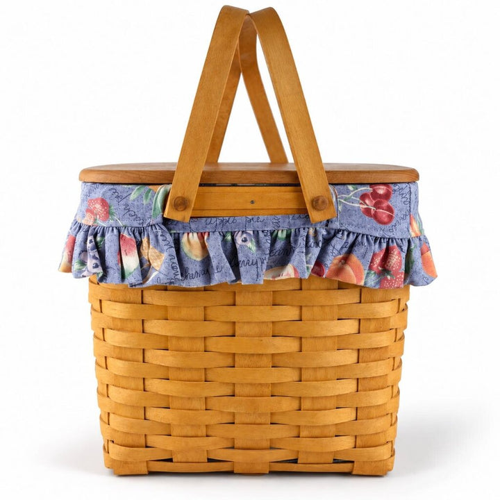 Grandma Bonnie's 2 Pie Basket with Liners / Protector
