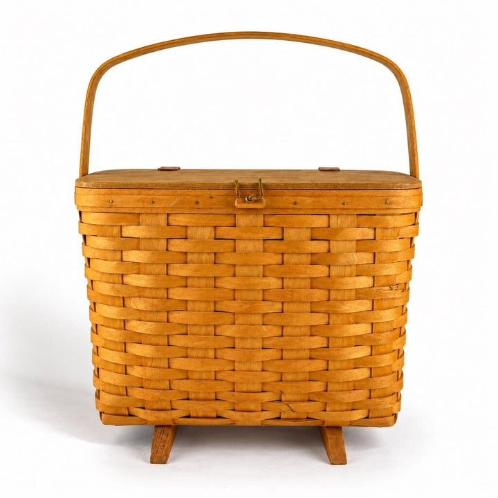 Lidded Footed Magazine Holder / Protector