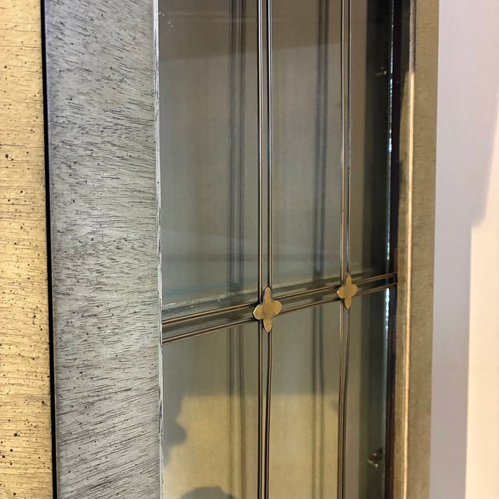 Tudor-style Vintage Curio Cabinet