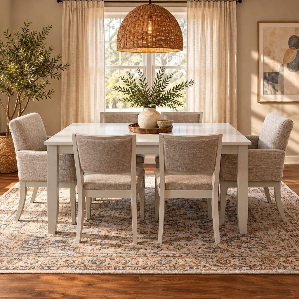 Orig. Price $6,360 - Contemporary Dining Set w/ Leaf - Acosta's Home