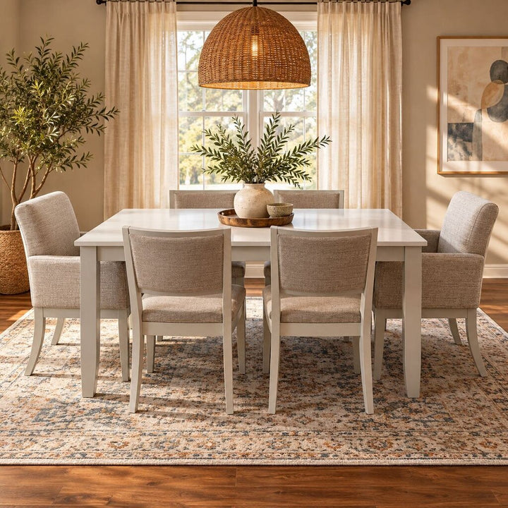 Orig. Price $6,360 - Contemporary Dining Set w/ Leaf - Acosta's Home