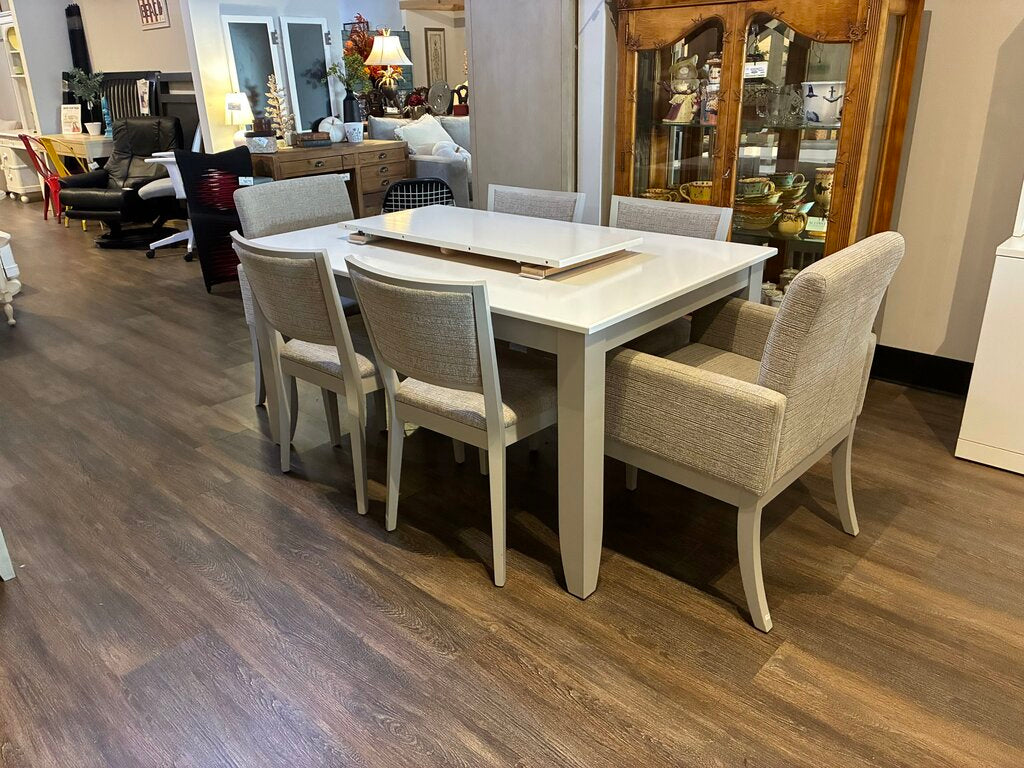 Orig. Price $6,360 - Contemporary Dining Set w/ Leaf - Acosta's Home
