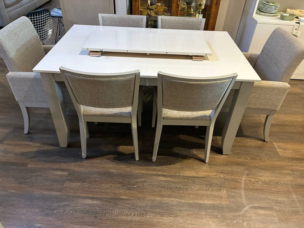 Orig. Price $6,360 - Contemporary Dining Set w/ Leaf - Acosta's Home