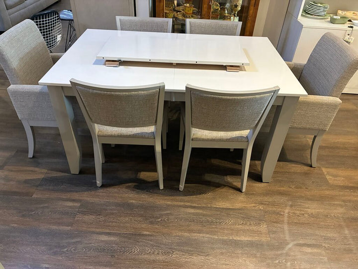 Orig. Price $6,360 - Contemporary Dining Set w/ Leaf - Acosta's Home