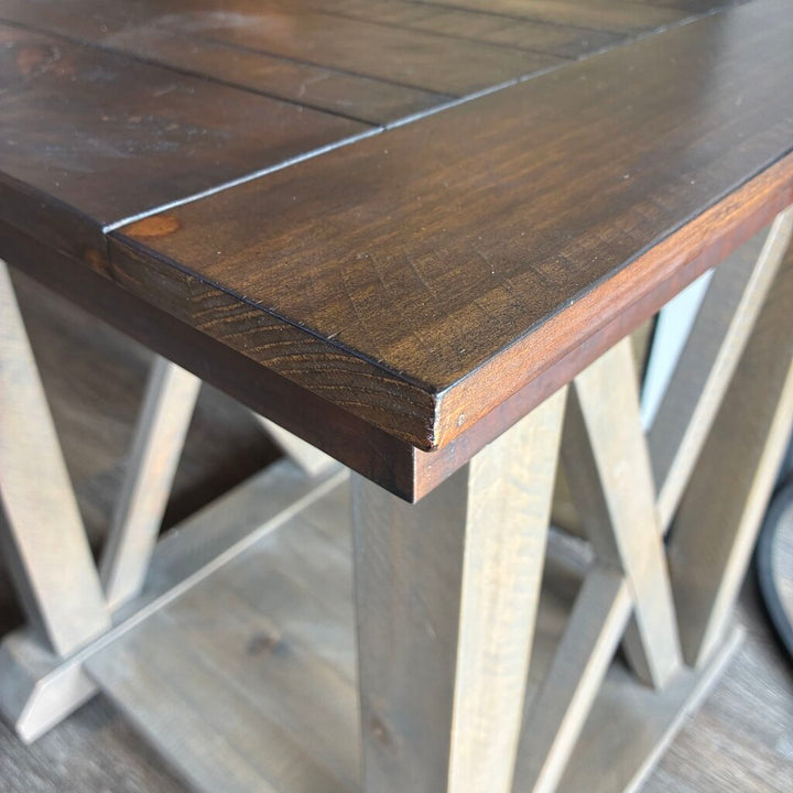 Farmhouse-style End Table