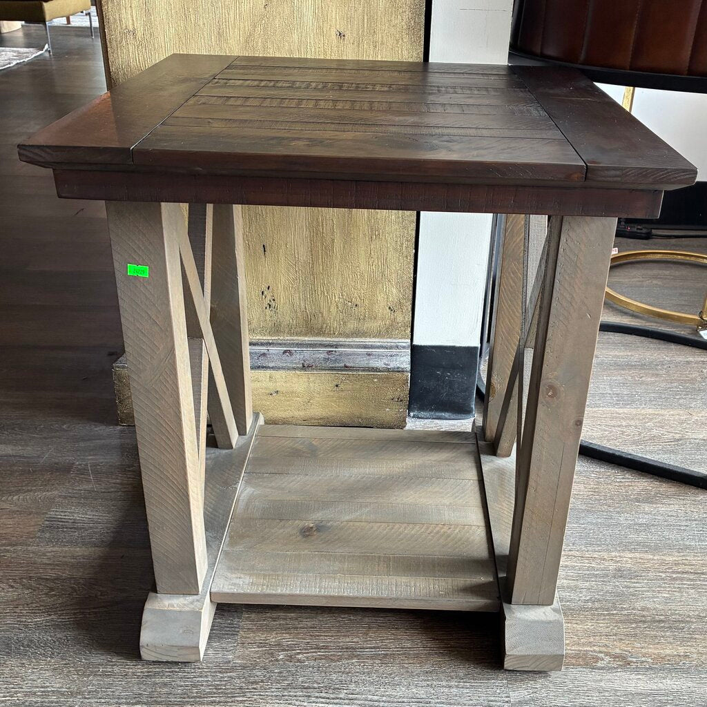 Farmhouse-style End Table