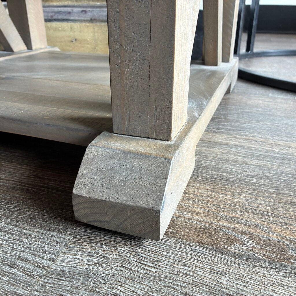 Farmhouse-style End Table