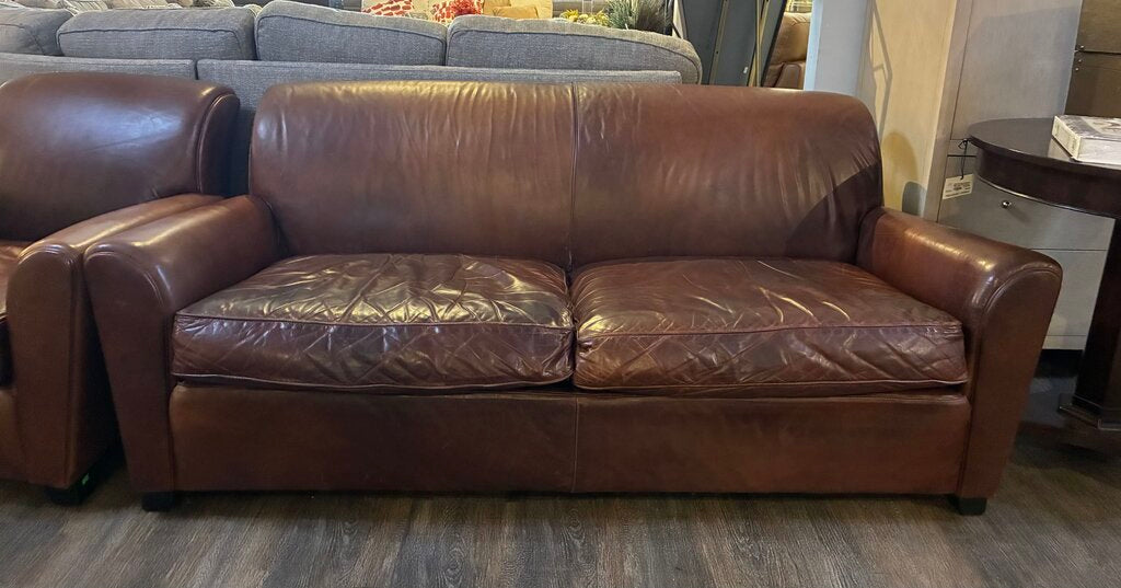 Orig. Price $3,800 - Metropolitan Collection Leather Sofa