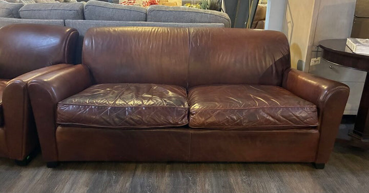 Orig. Price $3,800 - Metropolitan Collection Leather Sofa