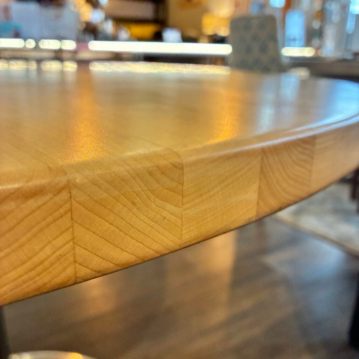 Tulip Dining Table w/ Butcher Block Top