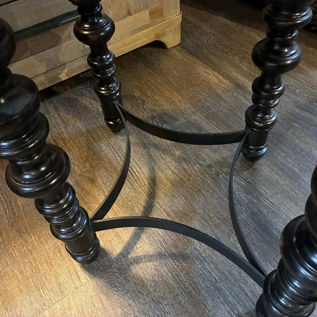 Orig. Price $1,299 - Kingstown Collection End Table w/ Hammered Copper Inlay
