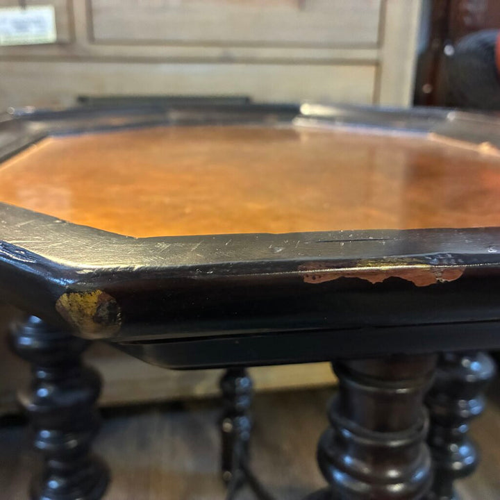 Orig. Price $1,299 - Kingstown Collection End Table w/ Hammered Copper Inlay