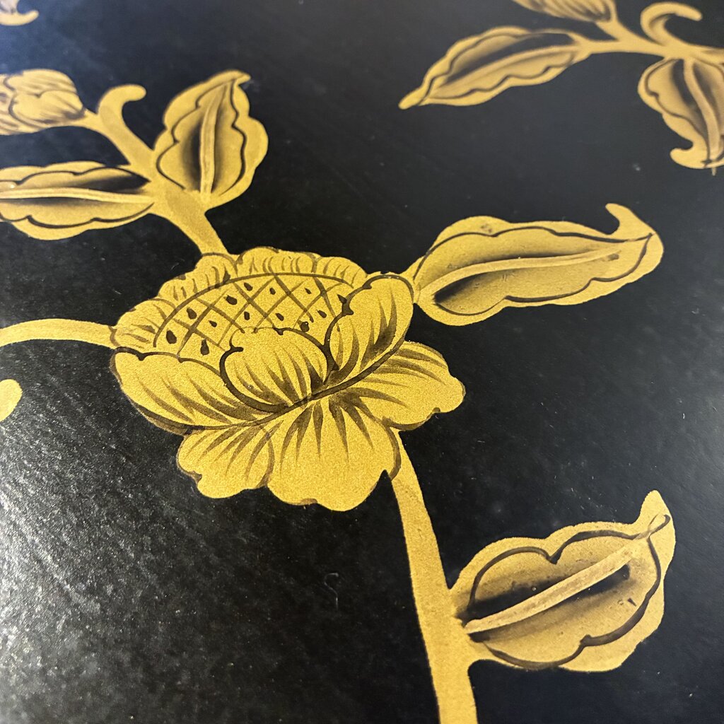 Ornate Painted Floral Hall Table