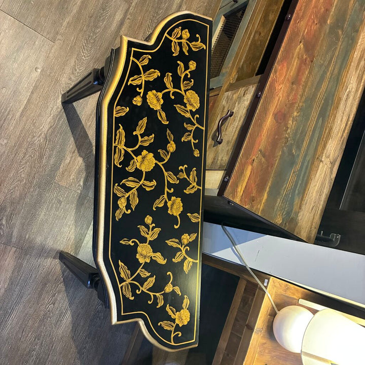Ornate Painted Floral Hall Table