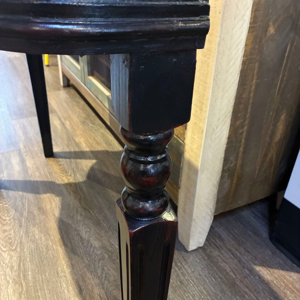Ornate Painted Floral Hall Table