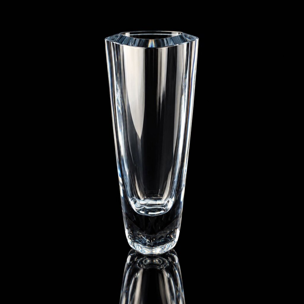 Glass Triangle Vase