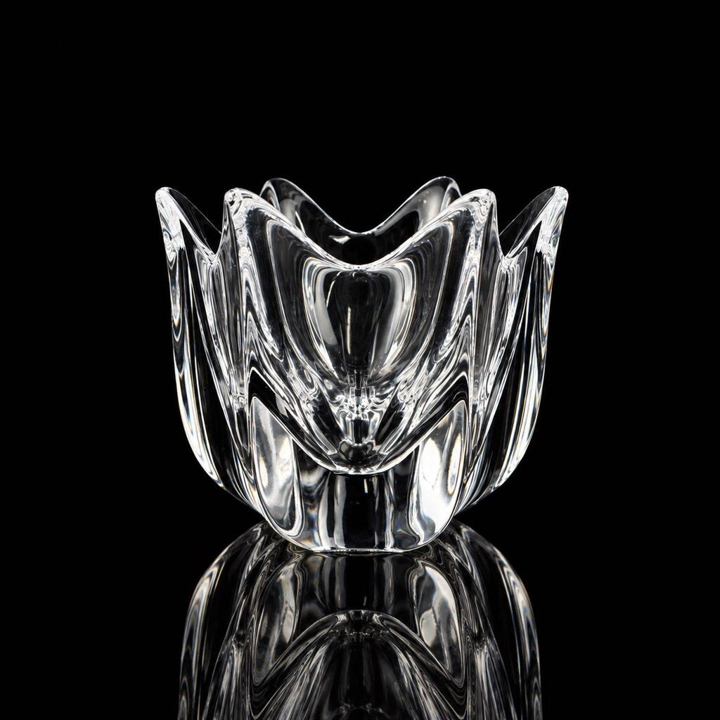 Glass Pointed Votive Holder