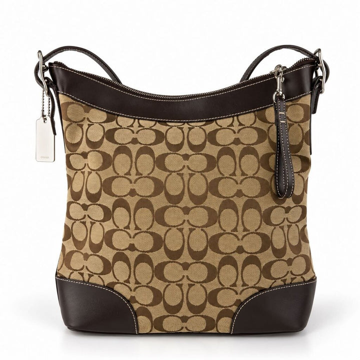 Signature Jacquard Hobo Crossbody
