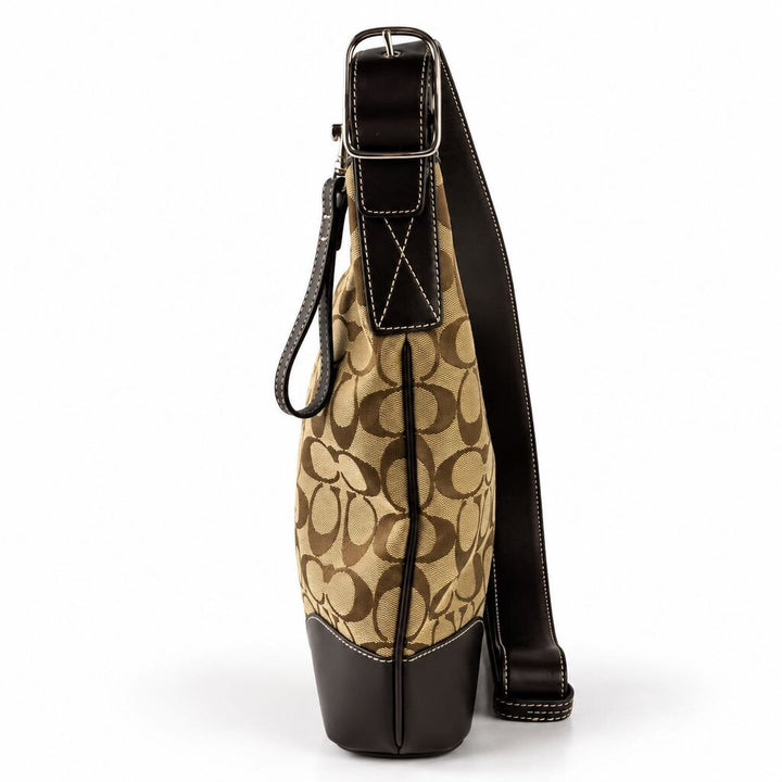 Signature Jacquard Hobo Crossbody