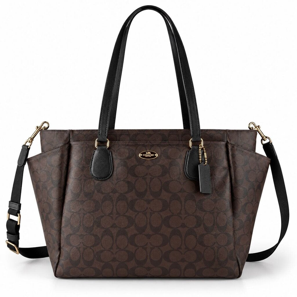 Signature Canvas Crossbody Travel Tote
