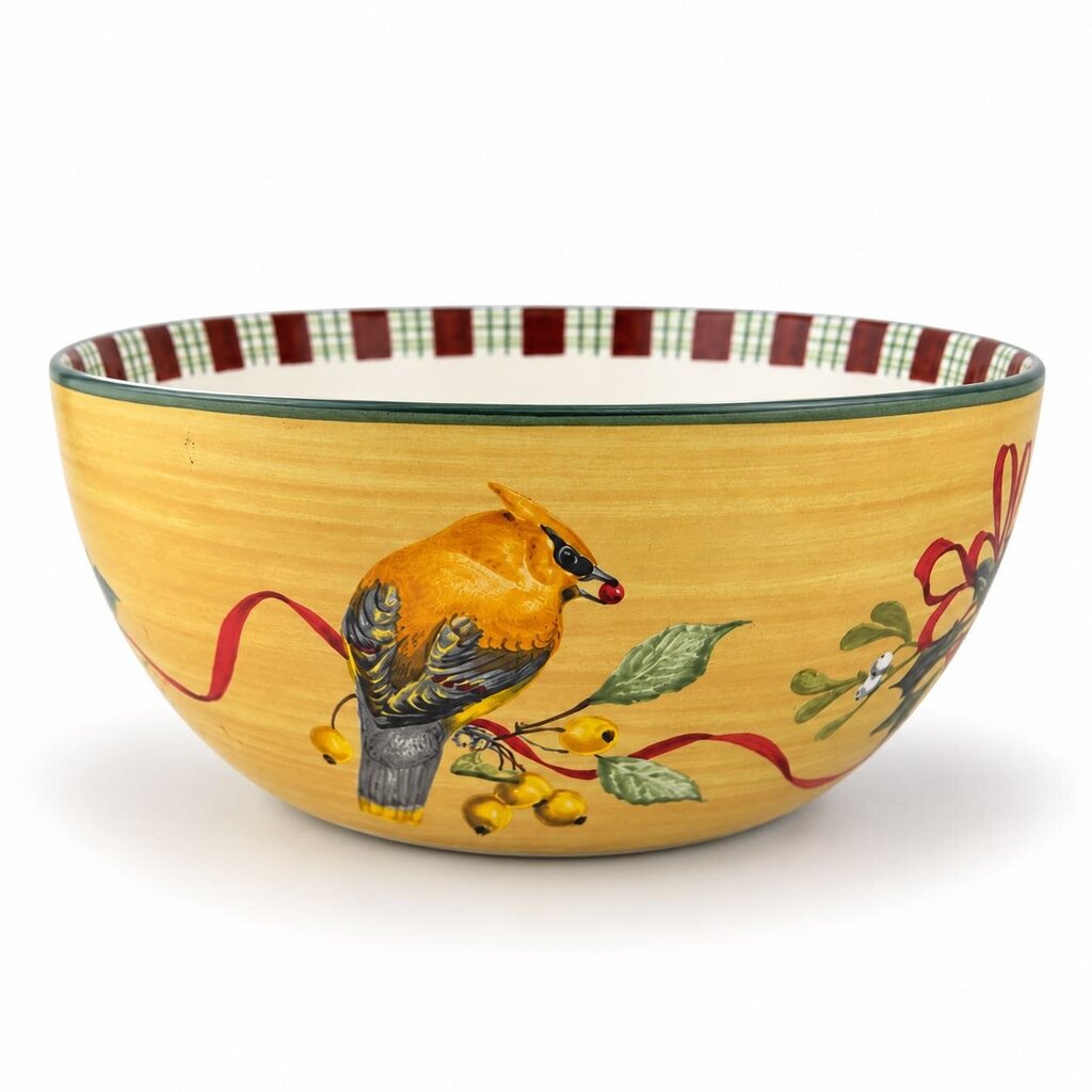 Medium Serving Bowl - Winter Greetings - BOX