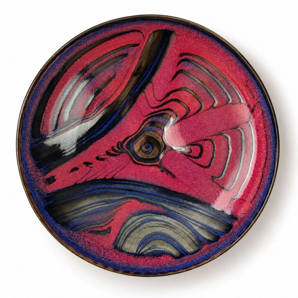 Pottery Art Wall Plate - Patton