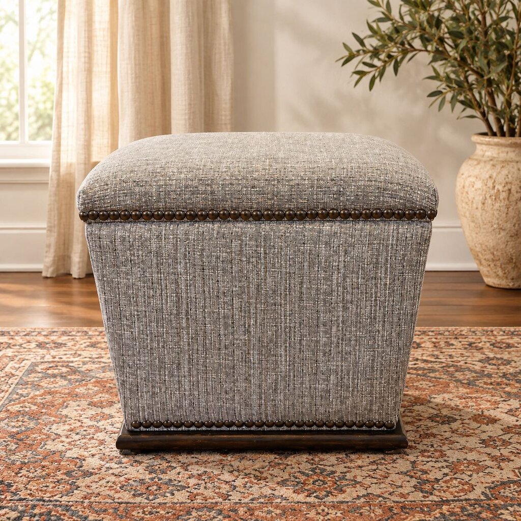 Orig. Price $683 - Tapered Cube Ottoman w/ Storage