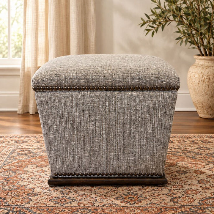Orig. Price $683 - Tapered Cube Ottoman w/ Storage - Acosta's Home