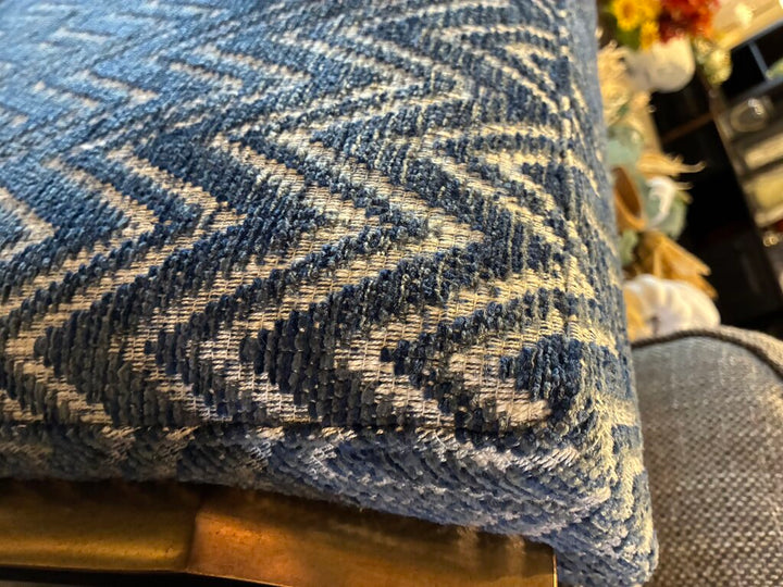 Orig. Price $1,295 - Zola Lounge Chair w/ Chevron Upholstery
