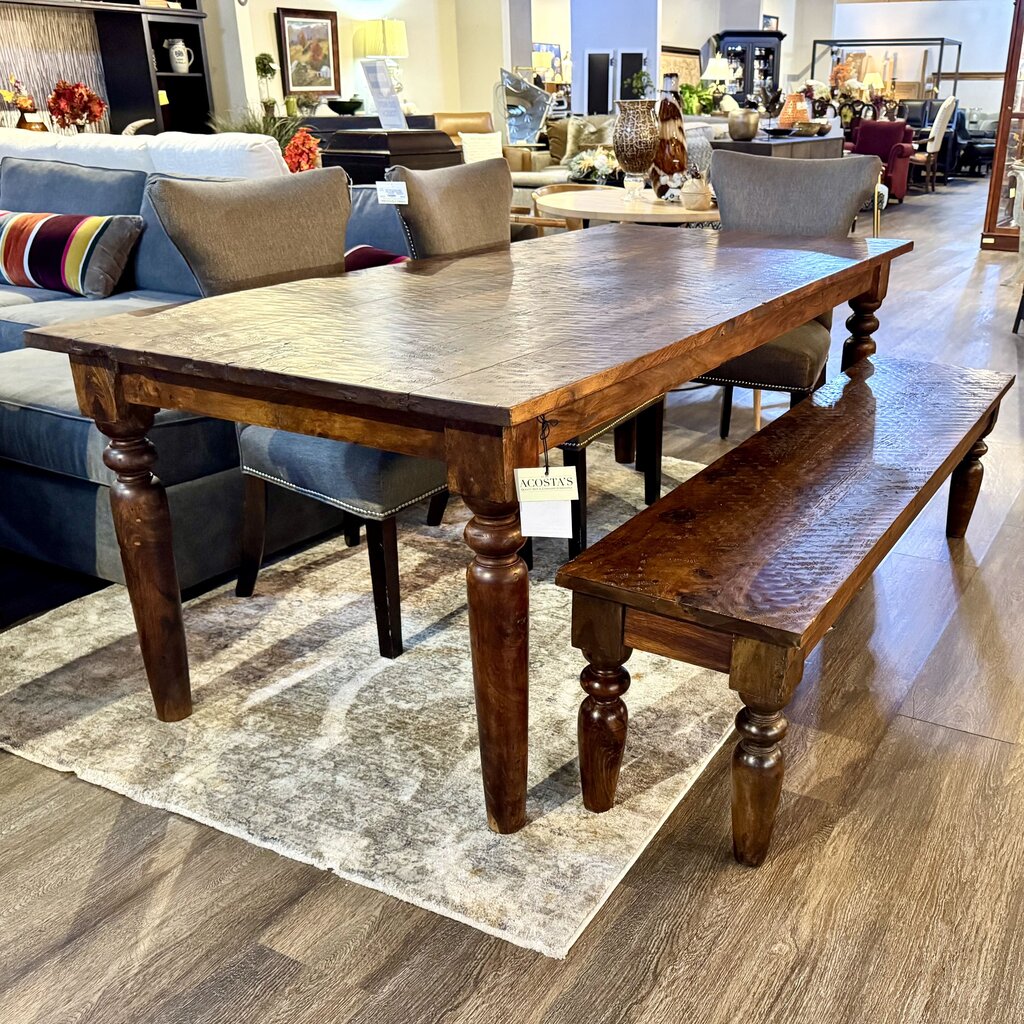 Sourav Dining Table with Bench - Acosta's Home