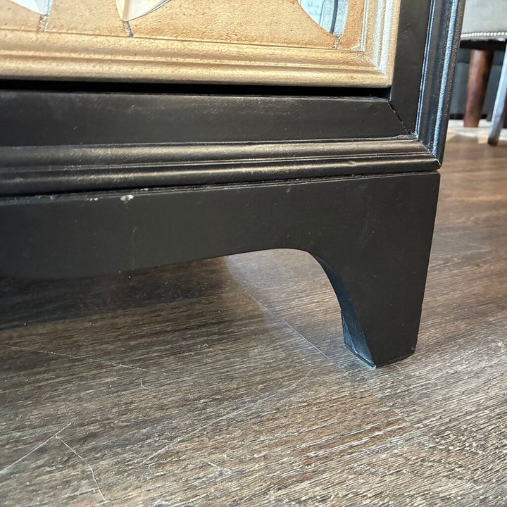 Mirrored Geometric Bar Cabinet - Acosta's Home